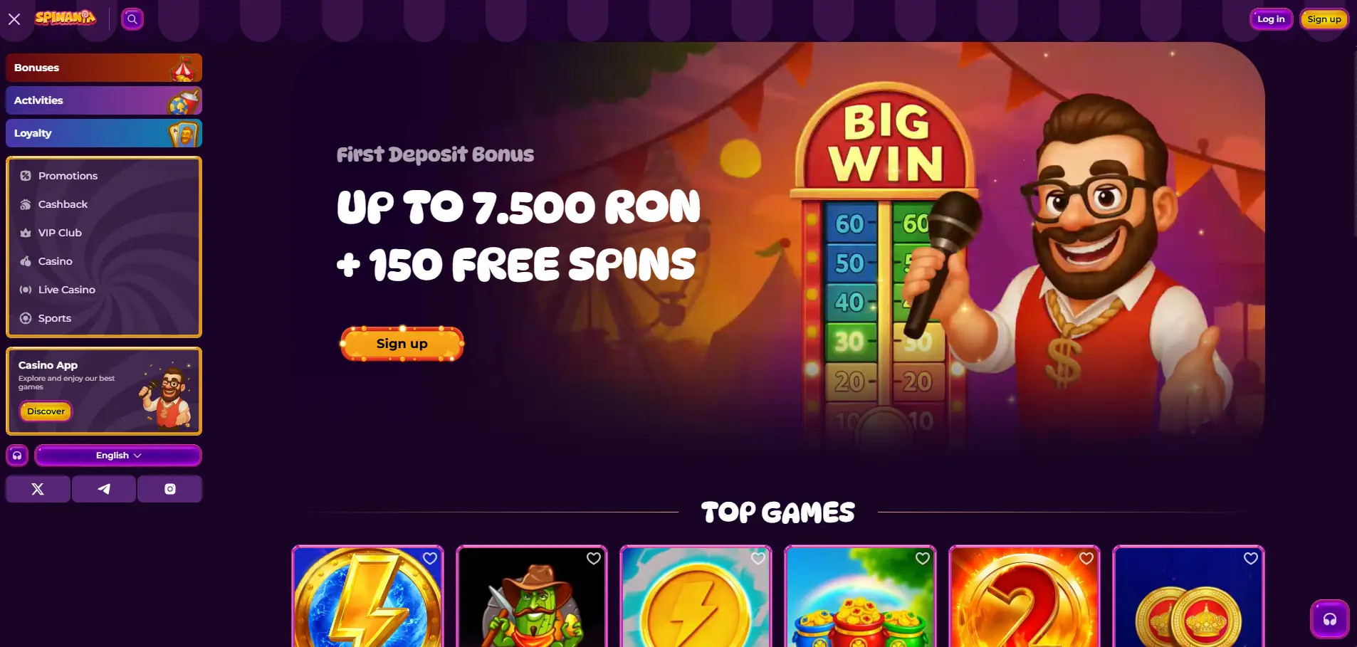 Spinania casino